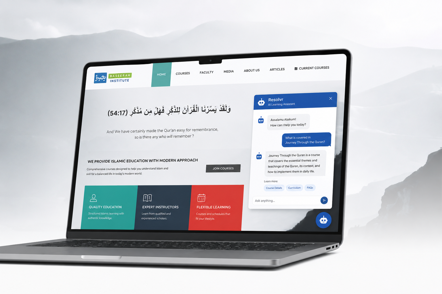 RAG Powered Chatbot — Resolvr — Chatbot